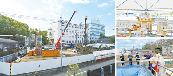 株式会社横浜リテラ新第二工場建設のための地鎮祭が執り行われ、建設を開始いたしました。